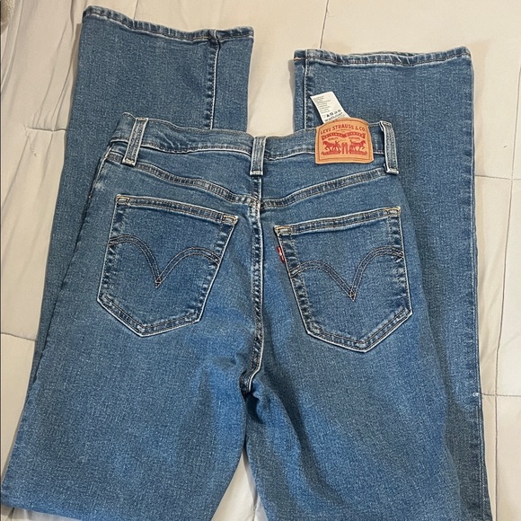 Levi’s Ribcage Boot- Blue Denim Jeans- size 28 - Picture 7 of 7